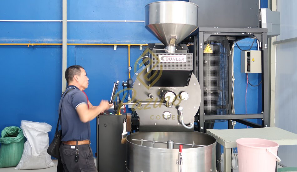 Cách chọn cà phê đúng gu - Tìm hiểu cấp độ rang cà phê phổ biến 3 quy-trinh-rang-caffee-950x500px
