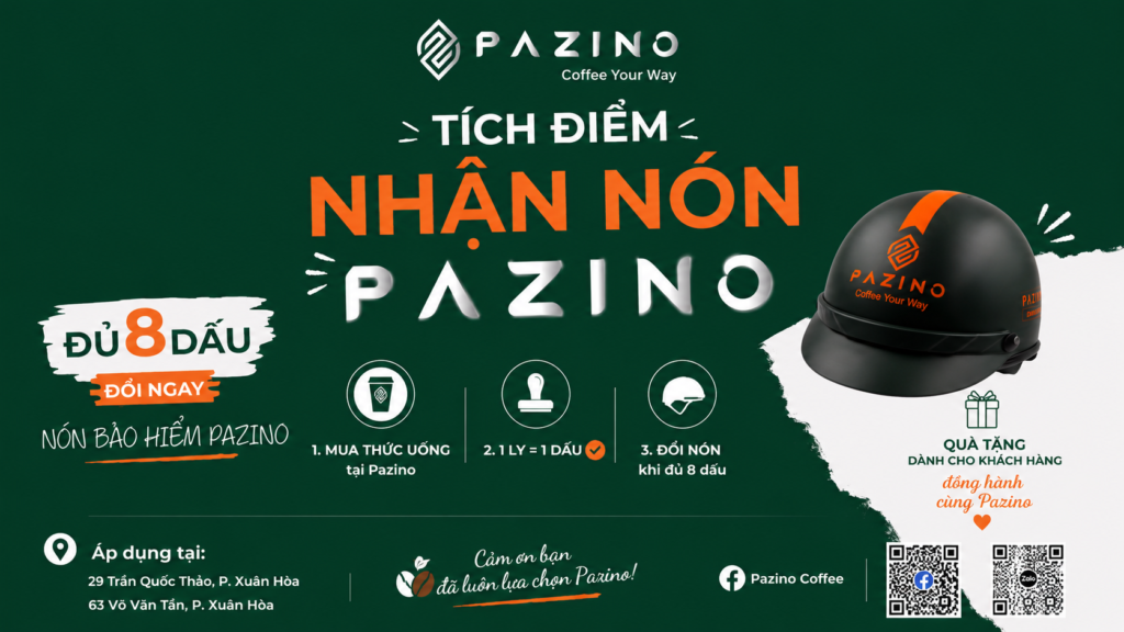 Chương trình tích điểm đổi quà tại Pazino